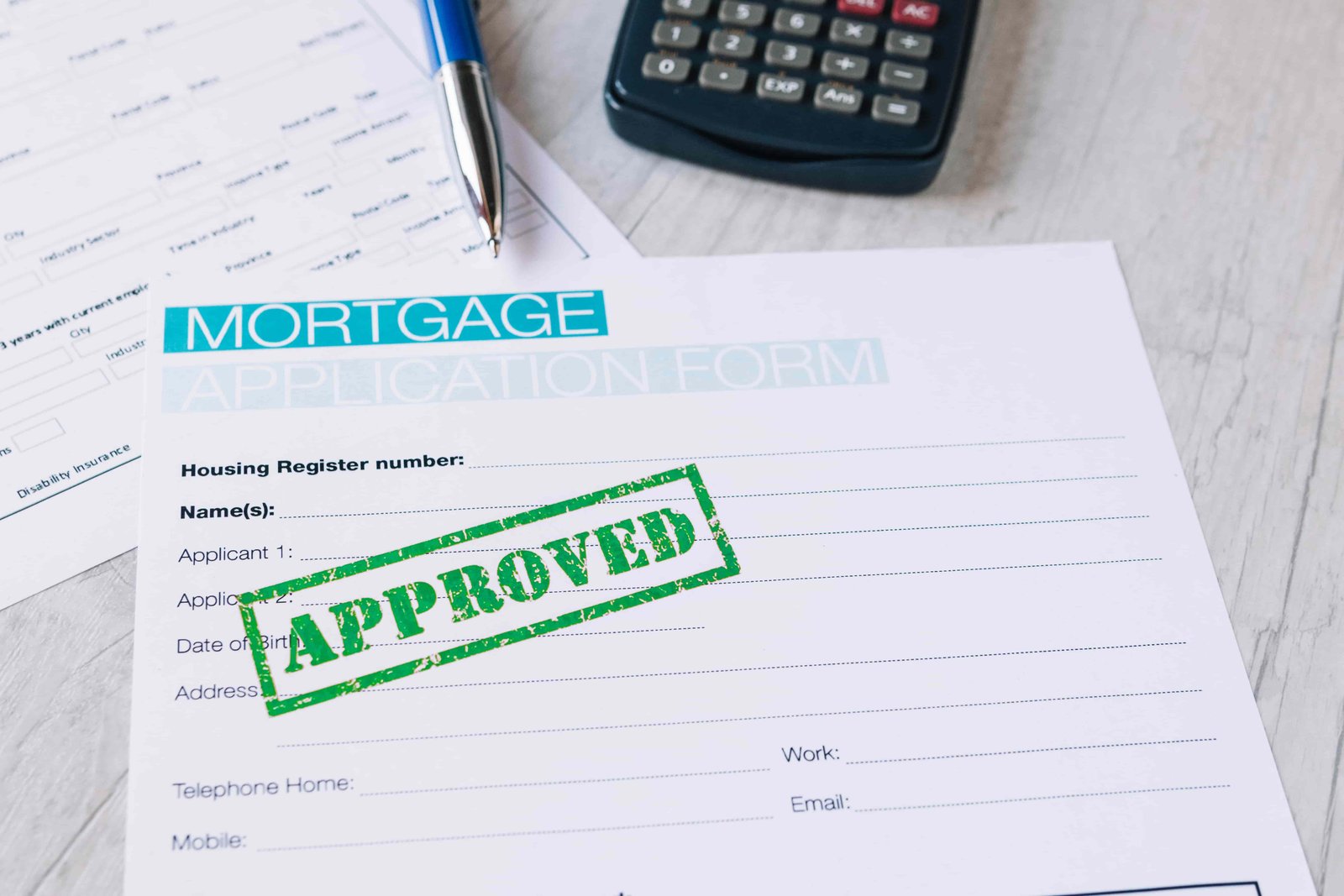 Construction agreement and estimate paperwork